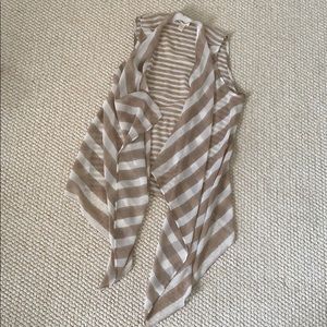 Chico’s Flowy Striped Vest or Shawl